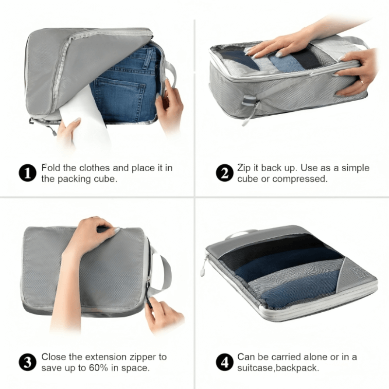 RelaxAir™ Packing Cubes
